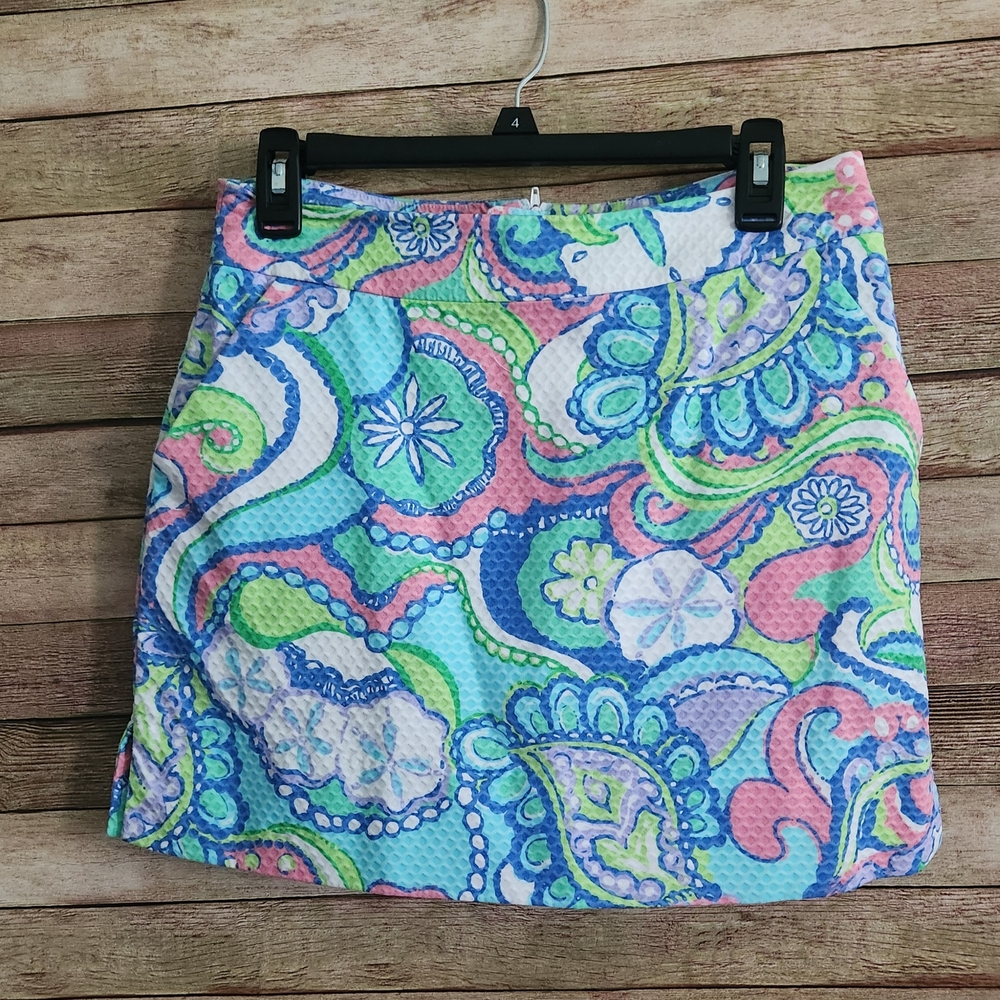 Lilly Pulitzer Pastel Paisley Mini Skirt